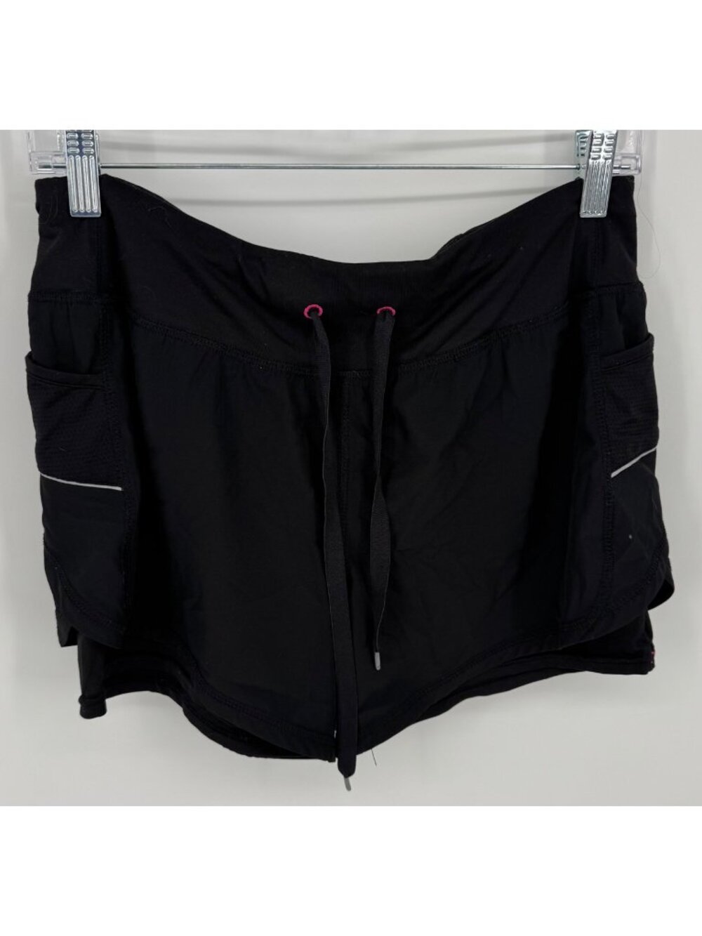 Tangerine Black Athletic Running Shorts With Pockets Women’s Size S